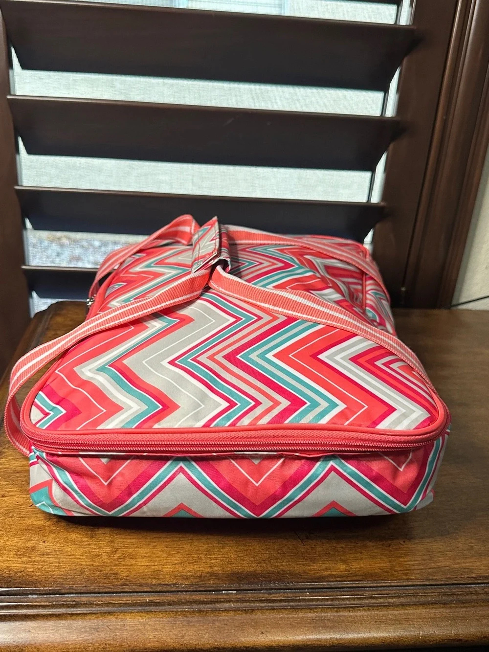 All For Color Metallic Silver Insulated Food Transport Tote